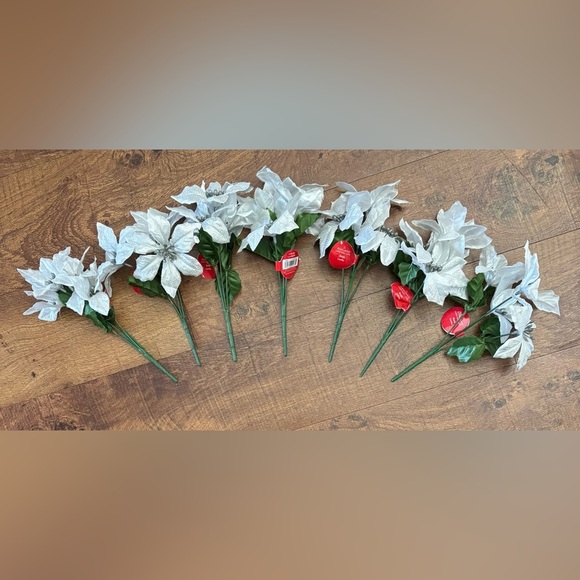 NWT Christmas Xmas faux bush 7 piece bundle - Picture 1 of 6